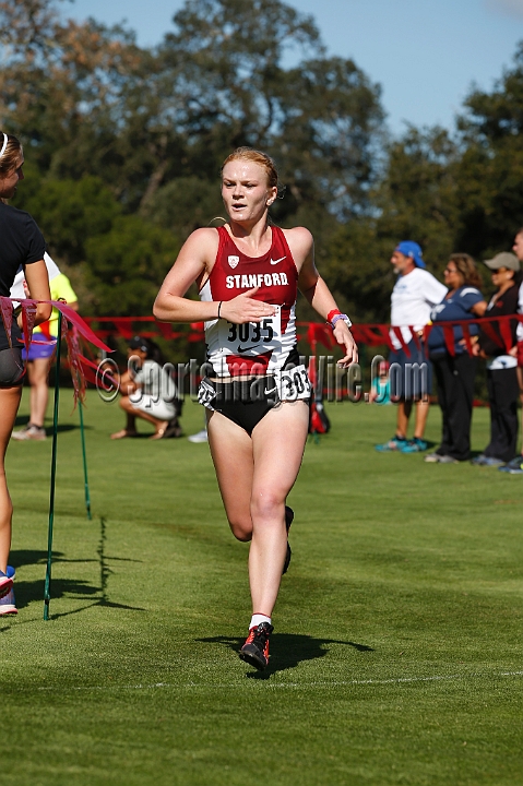 2014StanfordCollWomen-289.JPG - College race at the 2014 Stanford Cross Country Invitational, September 27, Stanford Golf Course, Stanford, California.
